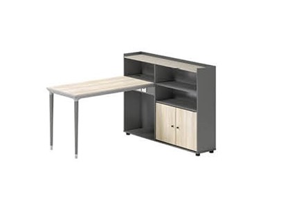 1-Person Office Workstation With File Cabinet(RS-34W1514)