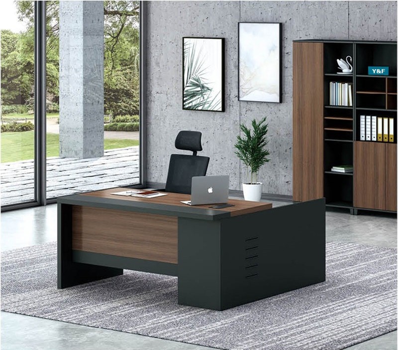 Modern Design L Shaped Executive Office Desk(KT-08T1616)