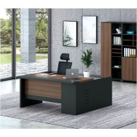 Modern Design L Shaped Executive Office Desk, Made of MFC(KT-08T1616)