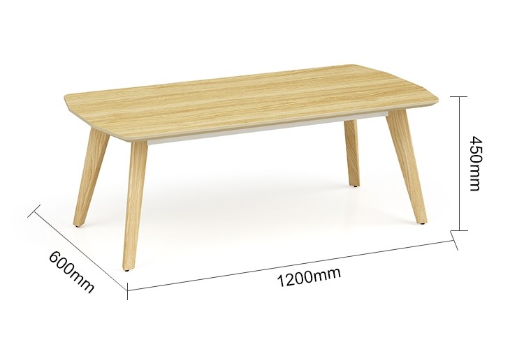 Wholesale modern simple design MDF leisure rectangle coffee table (YM-02F1206)