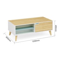 Wholesale sofa center coffee table with one drawer  (YM-01F1206)