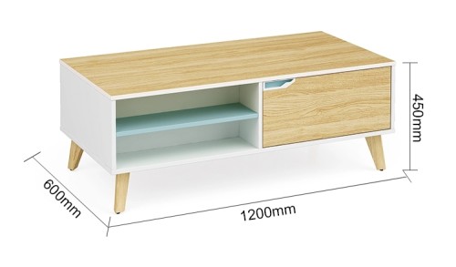 Wholesale sofa center coffee table with one drawer  (YM-01F1206)