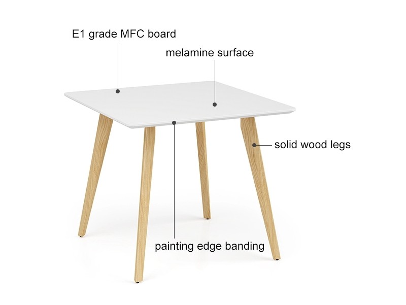 Wholesale white sofa arm table with solid wood legs(YM-01Q101)
