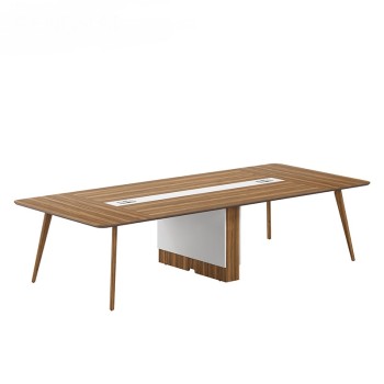 Modern Design 8 Seater Conference Table, made of melamine board (DS-01C3214)