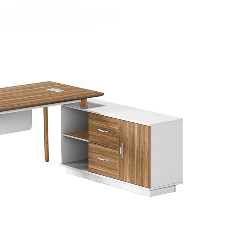 Modern Design L Shaped Executive Office Desk, Made of MDF(DS-03T1616)
