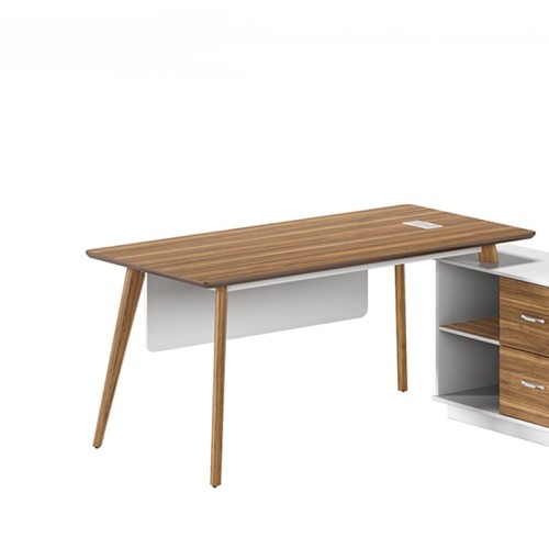 Modern Design L Shaped Executive Office Desk, Made of MFC(DS-03T1616)