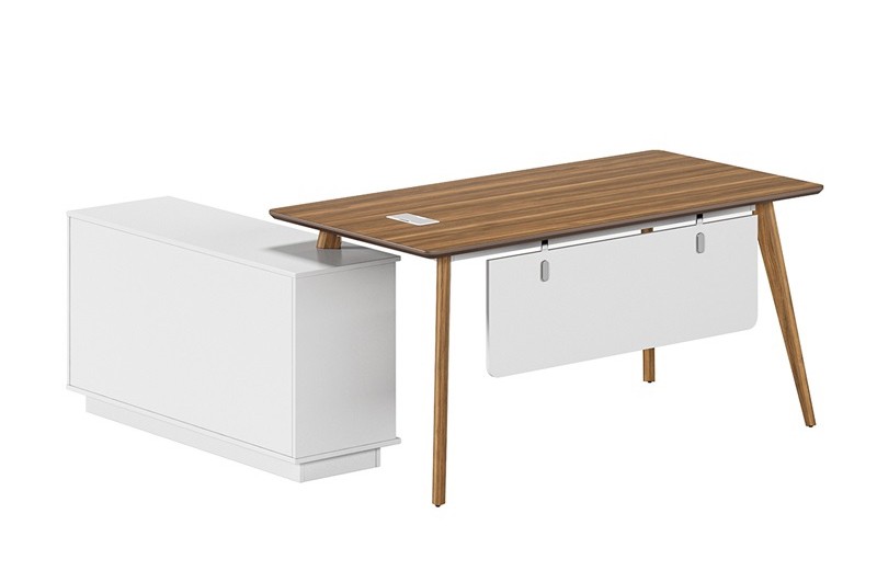 Modern Design L Shaped Executive Office Desk, Made of MDF(DS-03T1616)