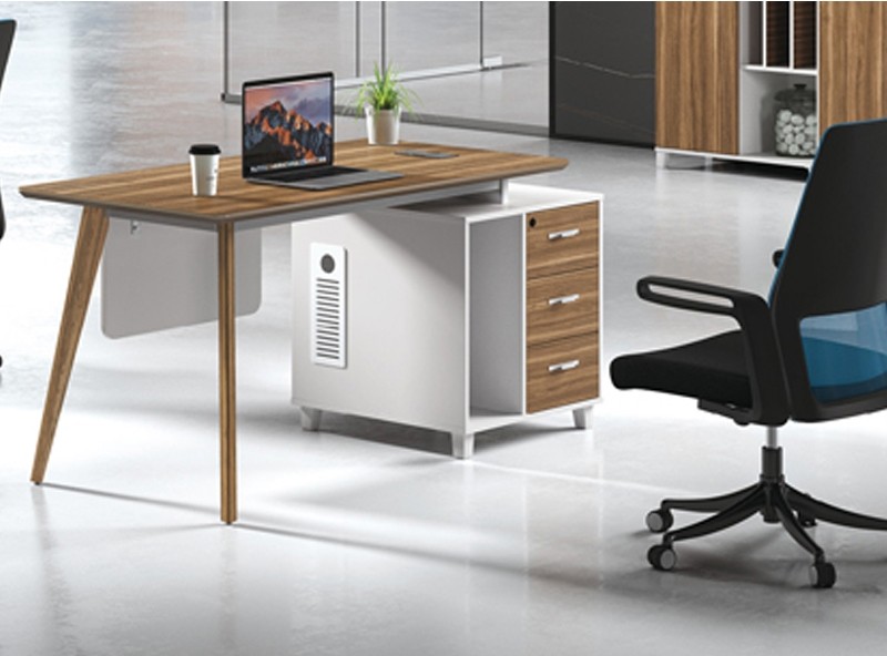 Modern Design L Shaped Executive Office Desk, Made of MDF(DS-03T1407)