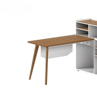 1-Person Office Workstation Office Desk With File Cabinet (DS-05W1614)