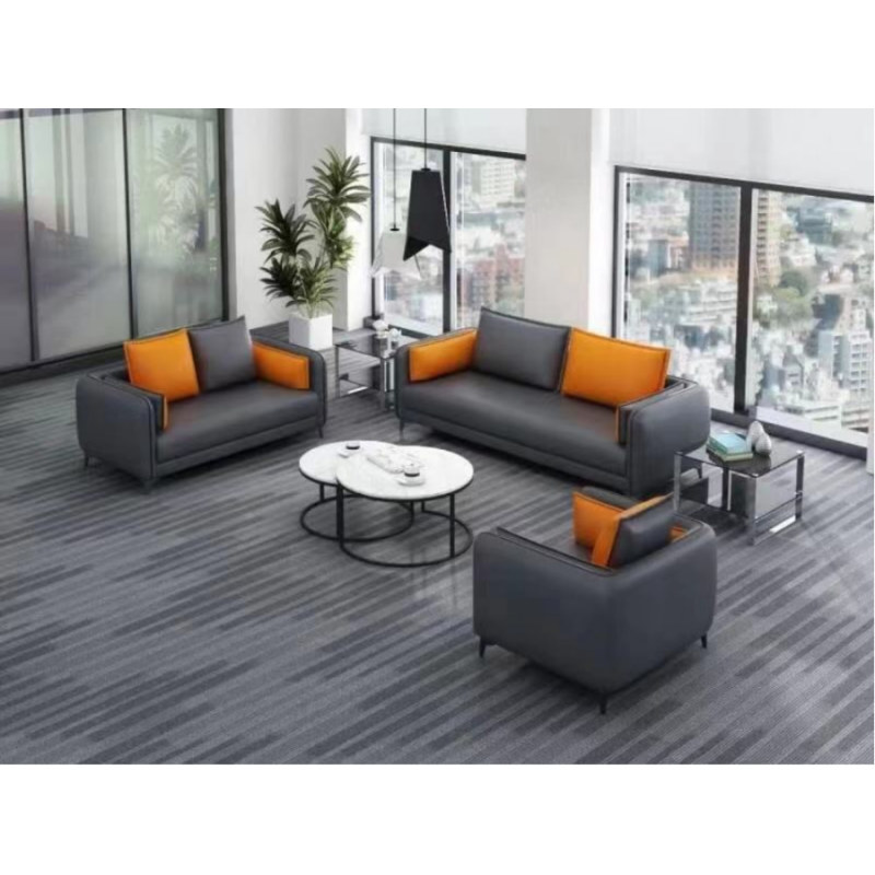 Modern Office Sofa, PU And Solid Wood Inner Frame(SF-L2199)