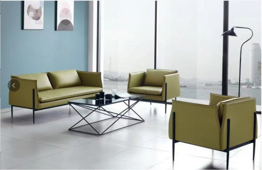 Wholesale Modern Office PU Sofa With Solid Wood Inner Frame(SF-L2196)
