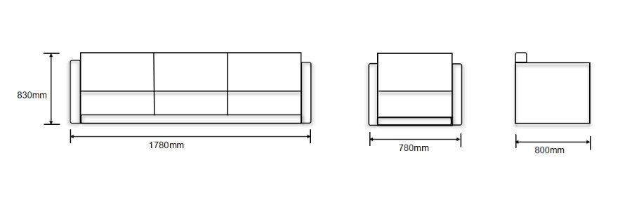 Wholesale Modern Office PU Sofa With Solid Wood Inner Frame(SF-A09)