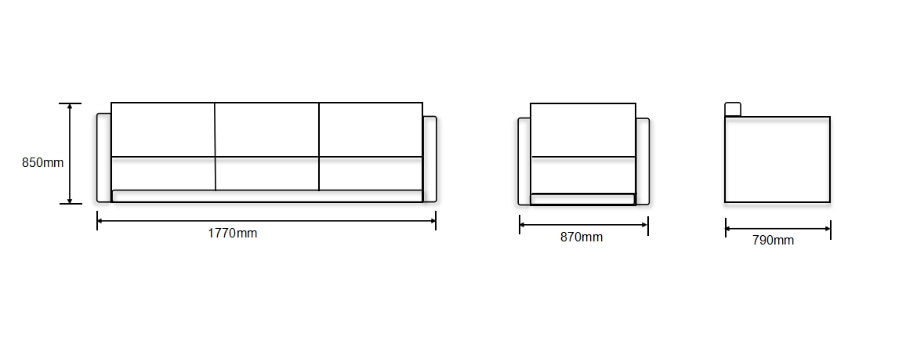 Wholesale Modern Office Sofa With Solid Wood Inner Frame(SF-L2198)