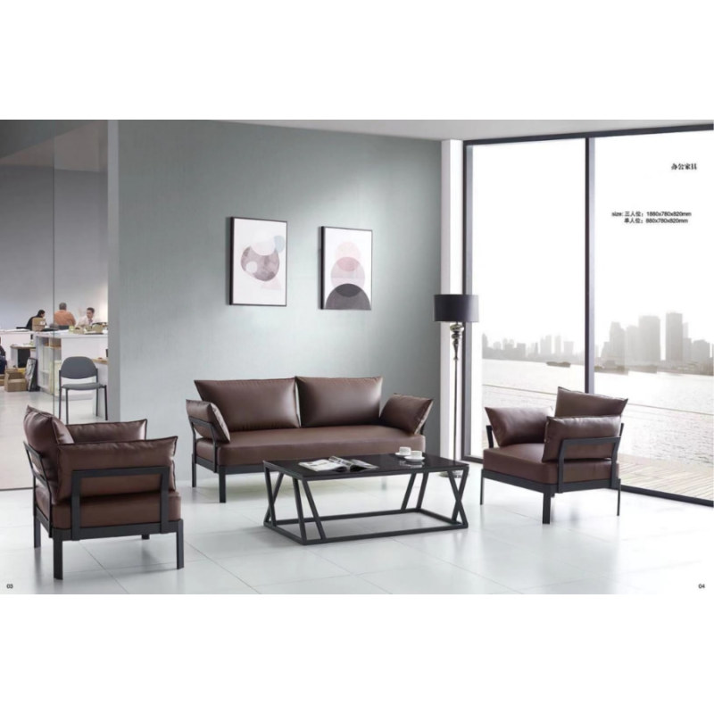 Wholesale Modern Office Sofa With Solid Wood Inner Frame(SF-L2892)