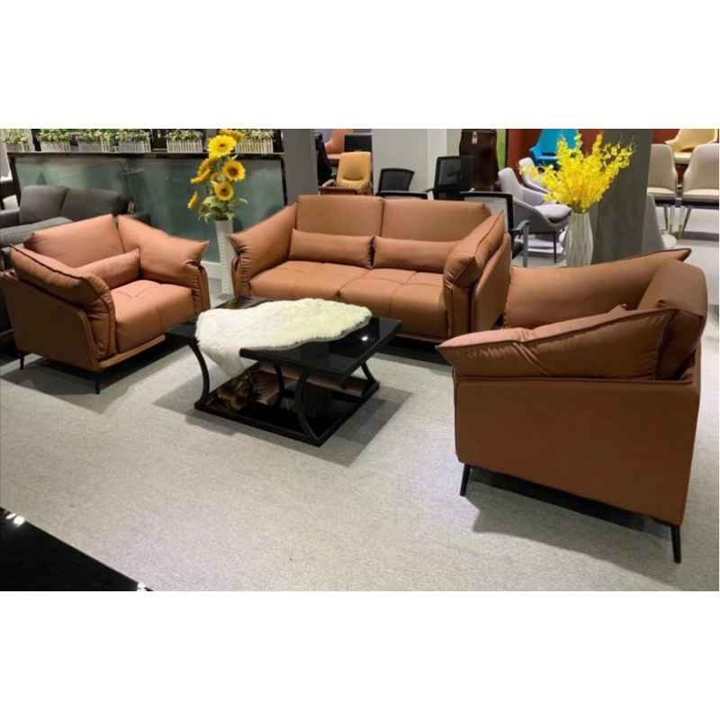 Wholesale Modern PU Office Sofa With Solid Wood Inner Frame(YF-2190)