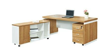 Modern Design L Shaped Executive Office Desk, Made of MFC(DY-1601)