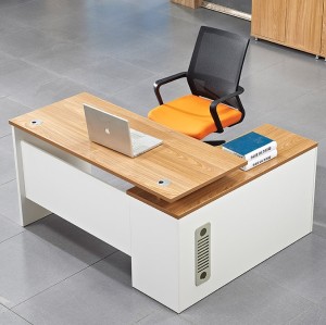 Modern Design L Shaped Executive Office Desk, Made of MFC(DY-T1202)