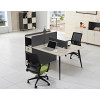 2-Person Office Screen Workstation Office Desk With File Cabinet(GY-T1522)