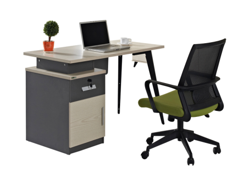 1-Person Office Workstation With File Cabinet(GY-T1206)