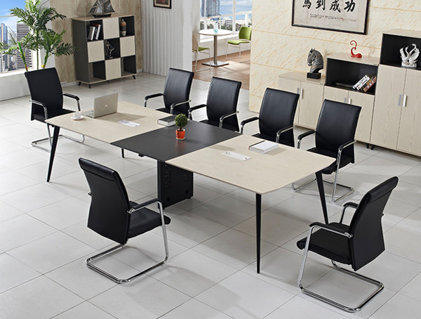 Modern Design 6 Seater Conference table,made of MFC melamine board (GY-3205)