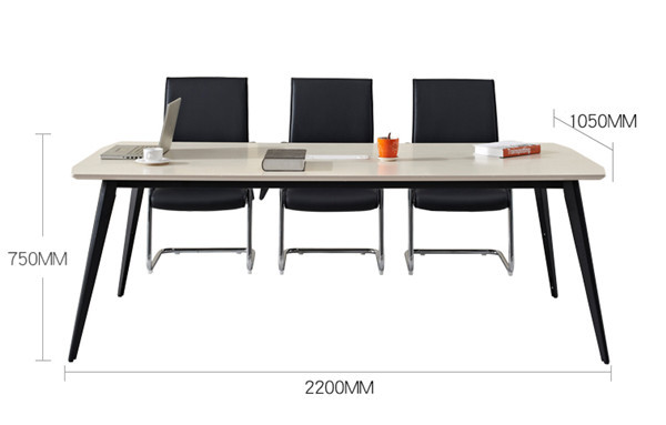 Modern Design 6 Seater Conference table,made of MFC melamine board (GY-2204)