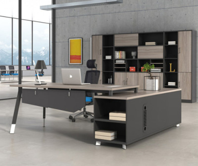 Modern Design L Shaped Executive Office Desk, Made of MFC(LY-B1810)
