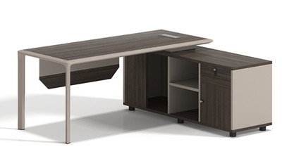 Modern Design L Shaped Executive Office Desk, Made of MFC(MY-1601)