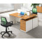 Contemporary 2-Person Workstation with Drawers - Suitable for Office Suppliers