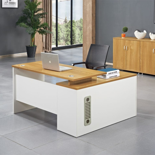 Modern Design L Shaped Executive Office Desk, Made of MFC(DY-T1202)