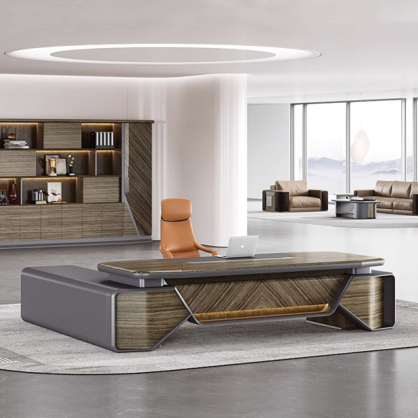 Modern Executive Office Desk with Ample Storage | Office Desk Supplier for Professional Workspaces