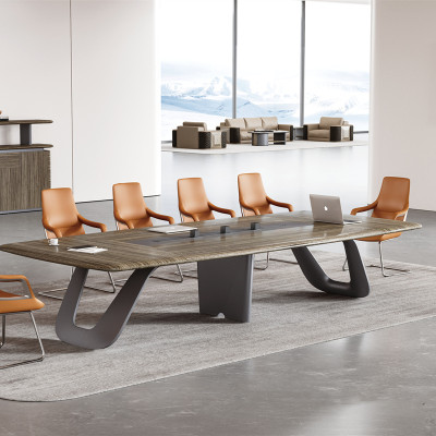 Modern Conference Table for Meeting with Premium Wood Finish |Professional Office Furniture Supplier