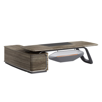 Executive Office Desk with Integrated Storage – Sleek Design from Leading Office Furniture Supplier