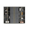 Modern Boss Office File Storage Cabinets | High Bookcase Wooden Furniture with LED for Home Office School Use Wholesale