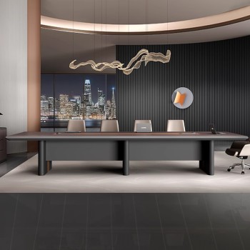 Modern Minimalist Conference Office Table for Venues | Seats 8-12 | Wholesale Meeting & Training Room Furniture
