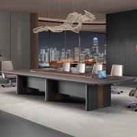 Modern Minimalist Conference Office Table for Venues | Seats 8-12 | Wholesale Meeting & Training Room Furniture