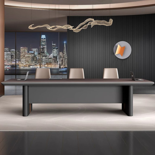 Modern Minimalist Conference Office Table for Venues | Seats 8-12 | Wholesale Meeting & Training Room Furniture