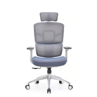 Executive High Back Mesh Chair with Adjustable Headrest - BIFMA Certified for Office Projects