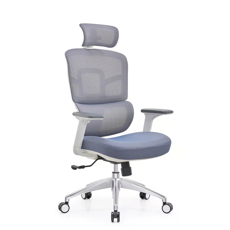 Executive High Back Mesh Chair with Adjustable Headrest - BIFMA Certified for Office Projects