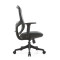Mesh Back Task Chair with Height Adjustable Armrest - For Workstation Desks