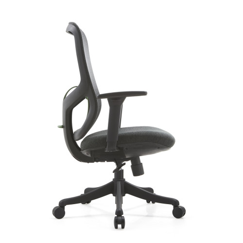 Mesh Back Task Chair with Height Adjustable Armrest - For Workstation Desks