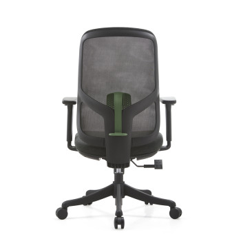 Mesh Back Task Chair with Height Adjustable Armrest - For Workstation Desks