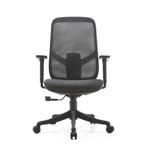 Mesh Back Task Chair with Height Adjustable Armrest - For Workstation Desks