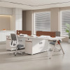 Four-person capacity office workstation | Efficient collaboration - Durable and reliable