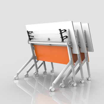 Foldable Training Table with Wheels | Stackable & Mobile for Classroom & Corporate Training