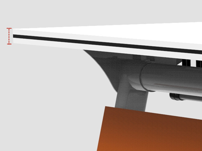 Foldable training table