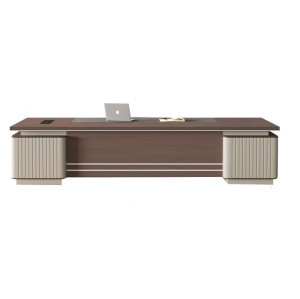 L-Shaped Executive Desk | Custom Size & Bulk Order for Commercial Office Projects