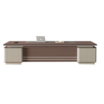 L-Shaped Executive Desk | Custom Size & Bulk Order for Commercial Office Projects