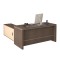 L-Shape Executive Desk with Side Cabinet | Lockable Storage| Suitable for Manager Office | Bulk OEM