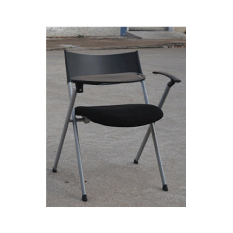 Black Foldable Training Chair with Writing Tablet (YF-Y2-D)
