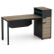 1-Person Office Workstation With File Cabinet(LT-02W1506)